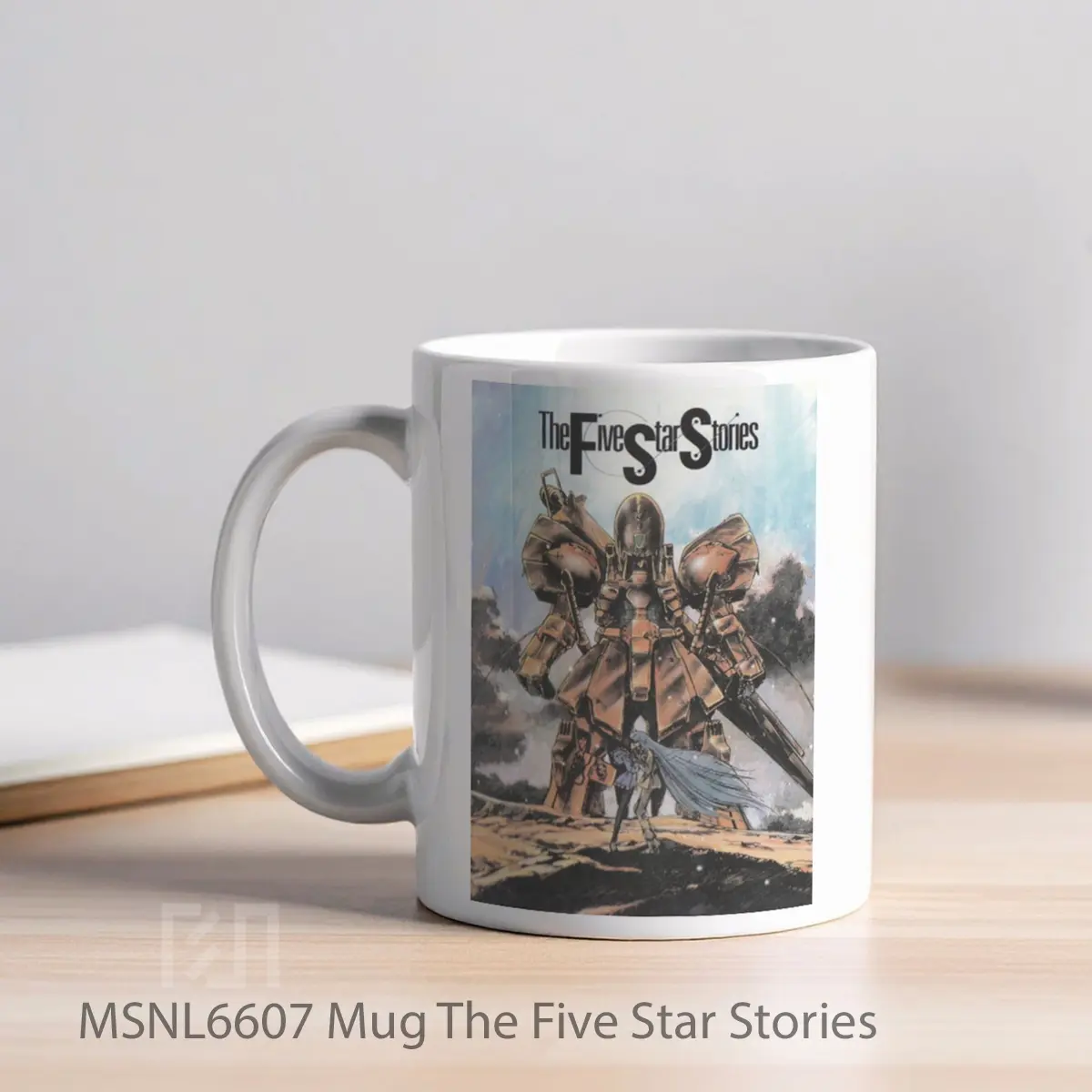 Mug The Five Star Stories Gelas Keramik Tema Film MSNL6607 - Tampak Kiri
