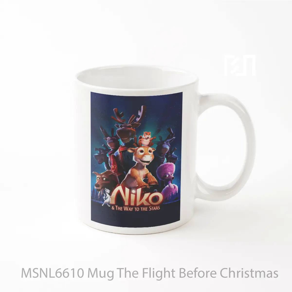 Mug The Flight Before Christmas Gelas Keramik Tema Film MSNL6610