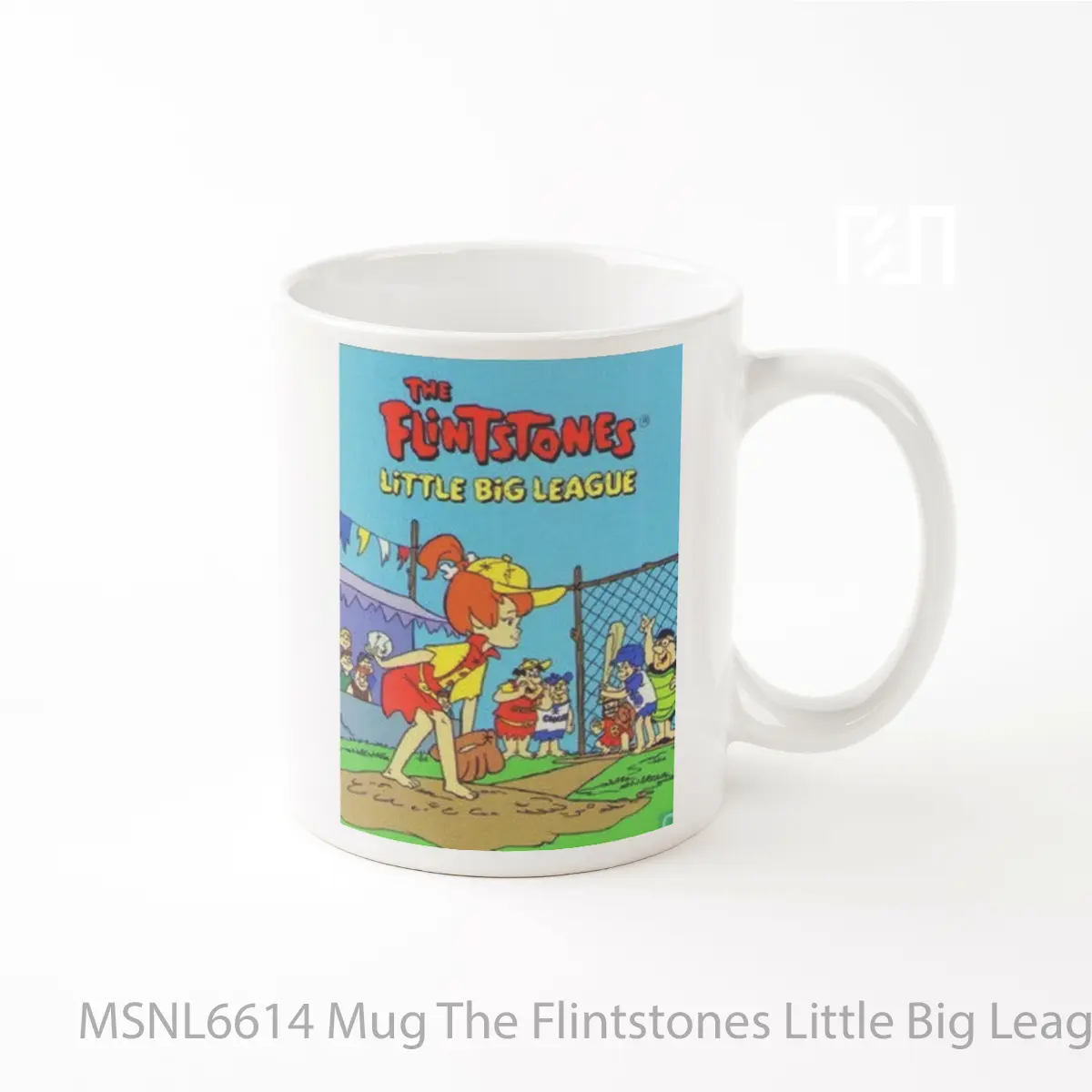 Mug The Flintstones Little Big League Gelas Keramik Tema Film MSNL6614