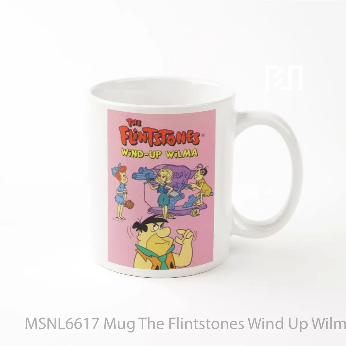 Mug The Flintstones Wind Up Wilma Gelas Keramik Tema Film MSNL6617