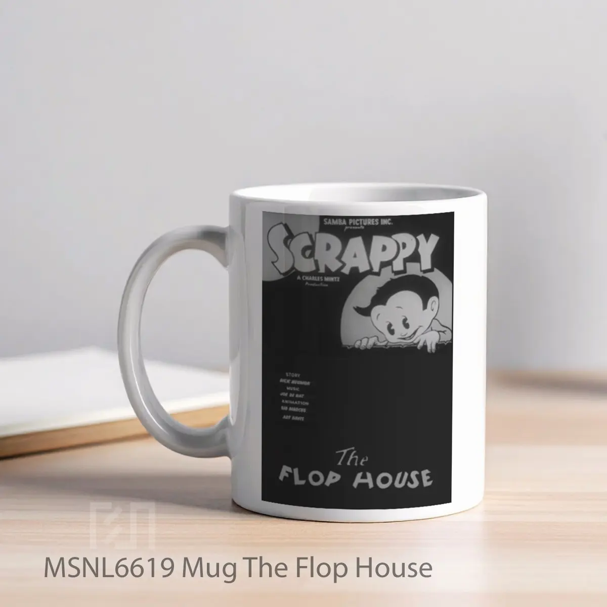 Mug The Flop House Gelas Keramik Tema Film MSNL6619 - Tampak Kiri