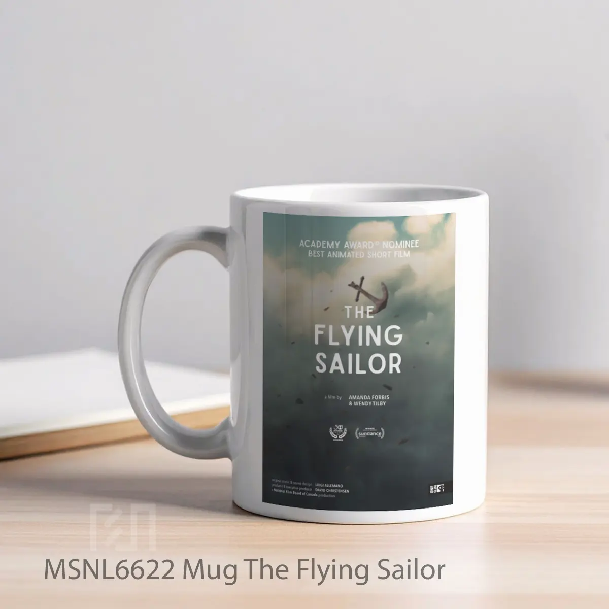 Mug The Flying Sailor Gelas Keramik Tema Film MSNL6622 - Tampak Kiri