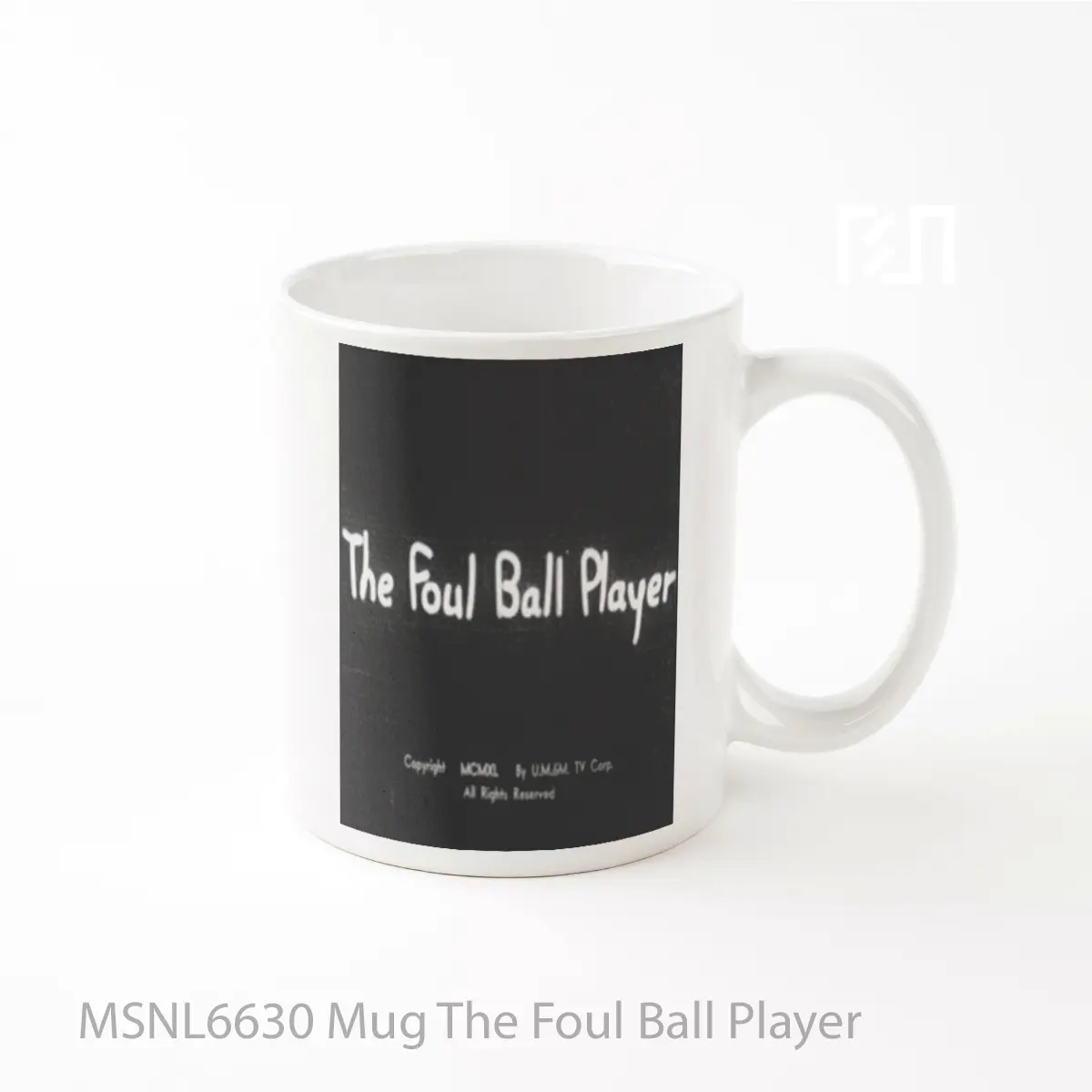 Mug The Foul Ball Player Gelas Keramik Tema Film MSNL6630