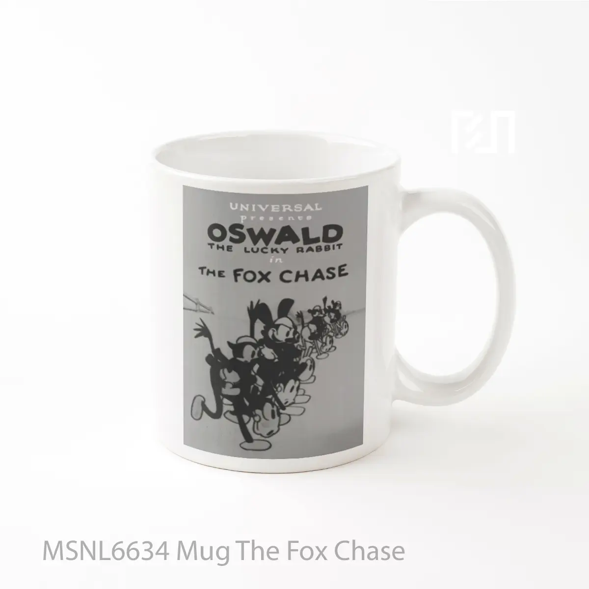 Mug The Fox Chase Gelas Keramik Tema Film MSNL6634