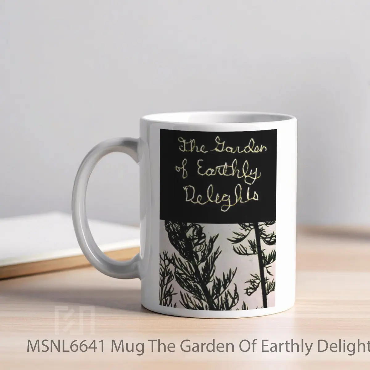 Mug The Garden Of Earthly Delights Gelas Keramik Tema Film MSNL6641 - Tampak Kiri