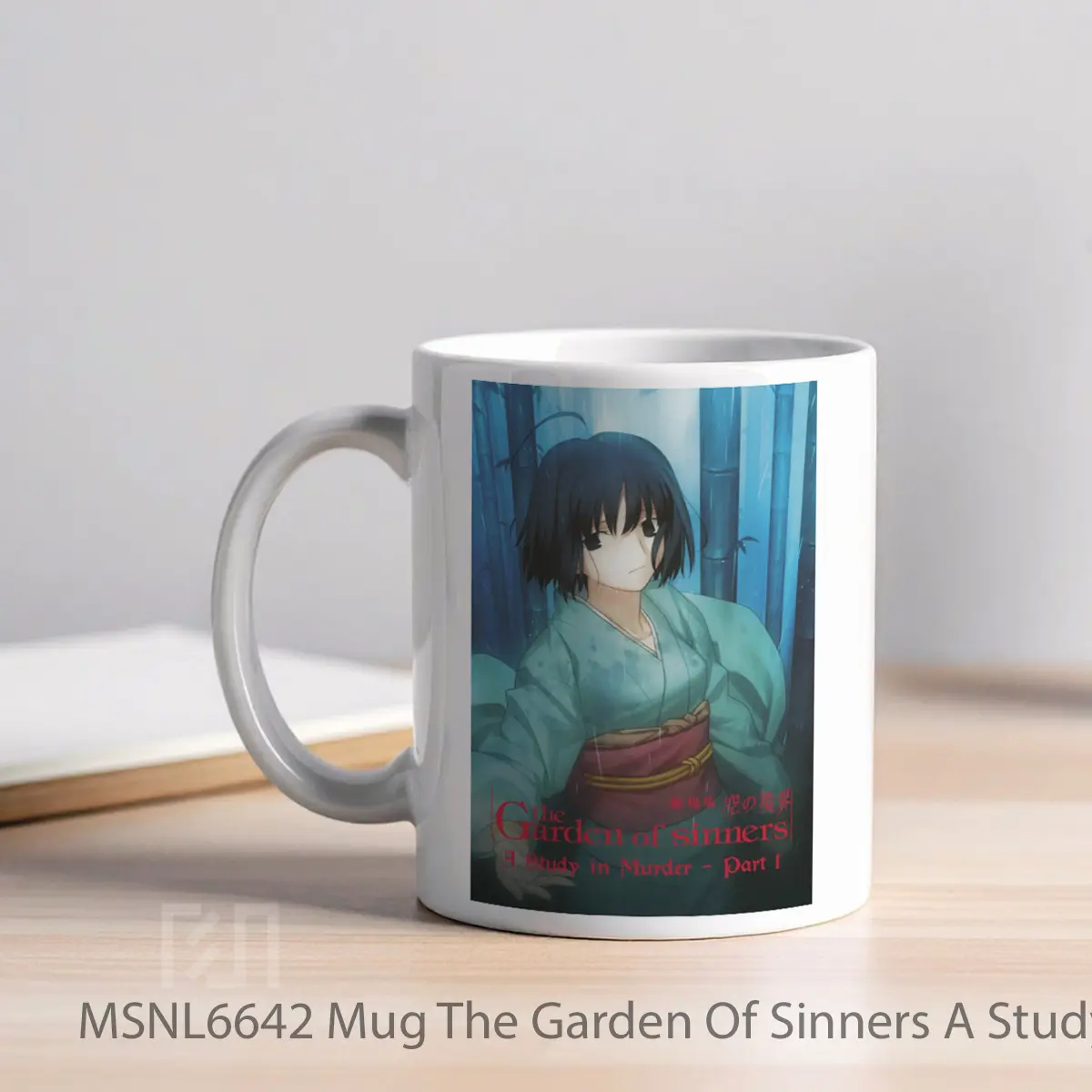 Mug The Garden Of Sinners A Study In Murder Part 1 Gelas Keramik Tema Film MSNL6642 - Tampak Kiri