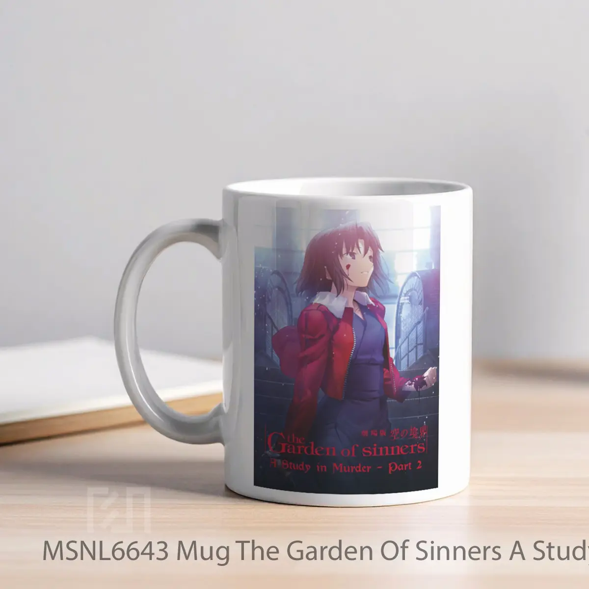 Mug The Garden Of Sinners A Study In Murder Part 2 Gelas Keramik Tema Film MSNL6643 - Tampak Kiri