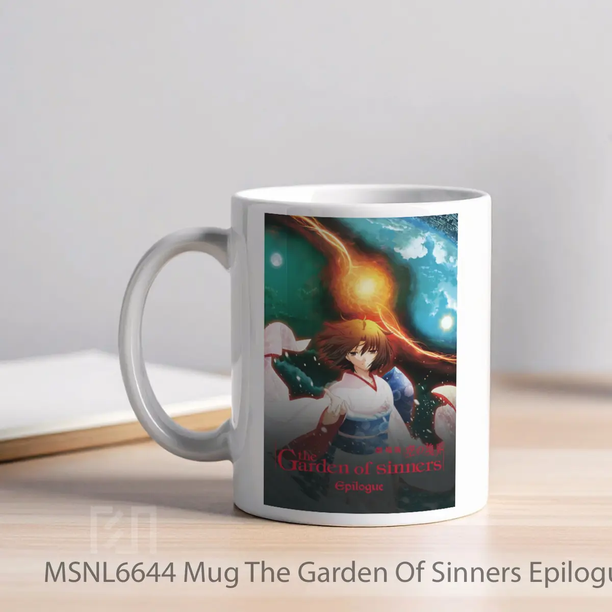 Mug The Garden Of Sinners Epilogue Gelas Keramik Tema Film MSNL6644 - Tampak Kiri