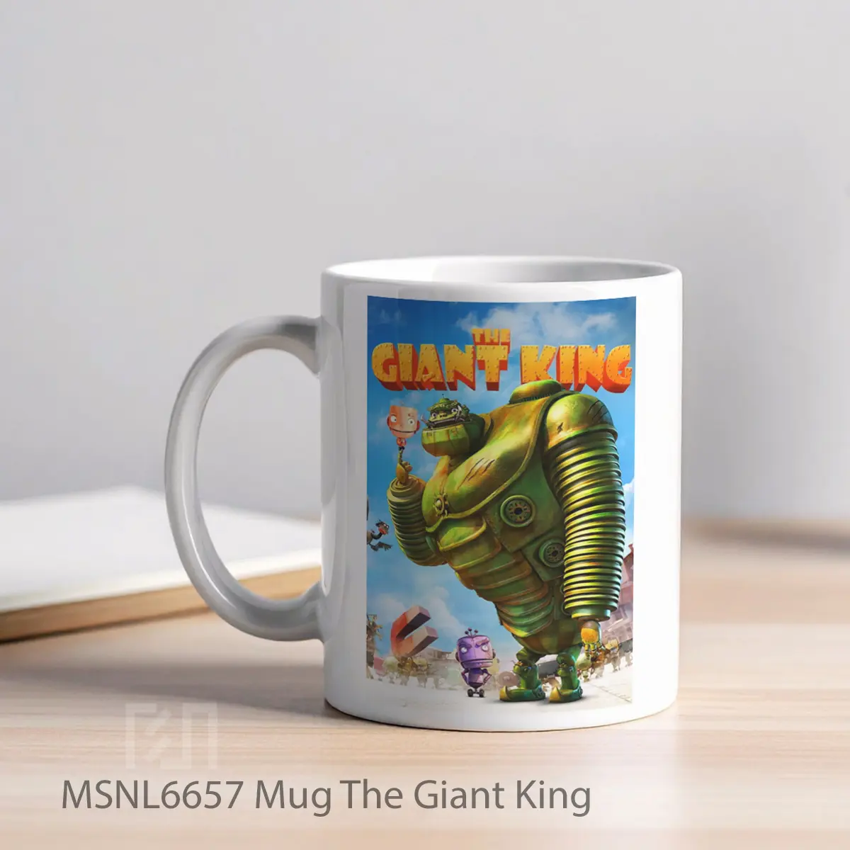 Mug The Giant King Gelas Keramik Tema Film MSNL6657 - Tampak Kiri