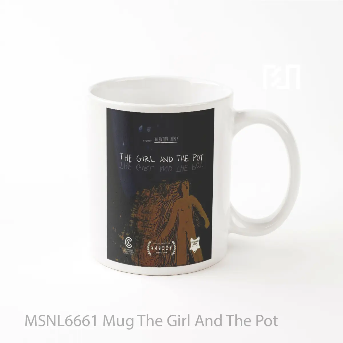Mug The Girl And The Pot Gelas Keramik Tema Film MSNL6661