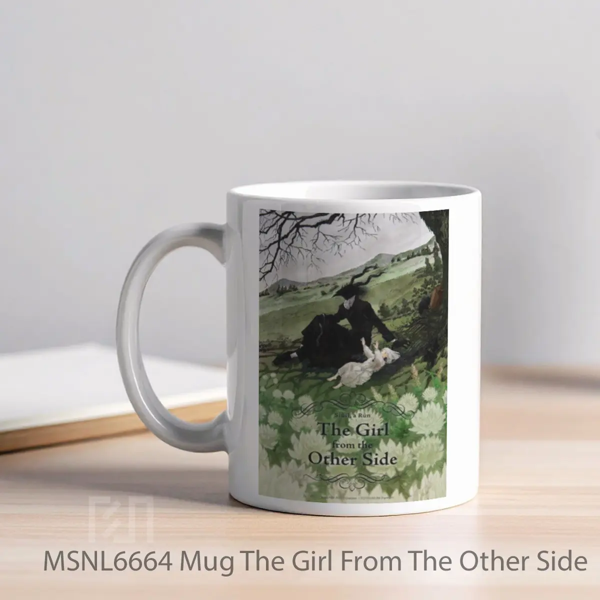 Mug The Girl From The Other Side Gelas Keramik Tema Film MSNL6664 - Tampak Kiri