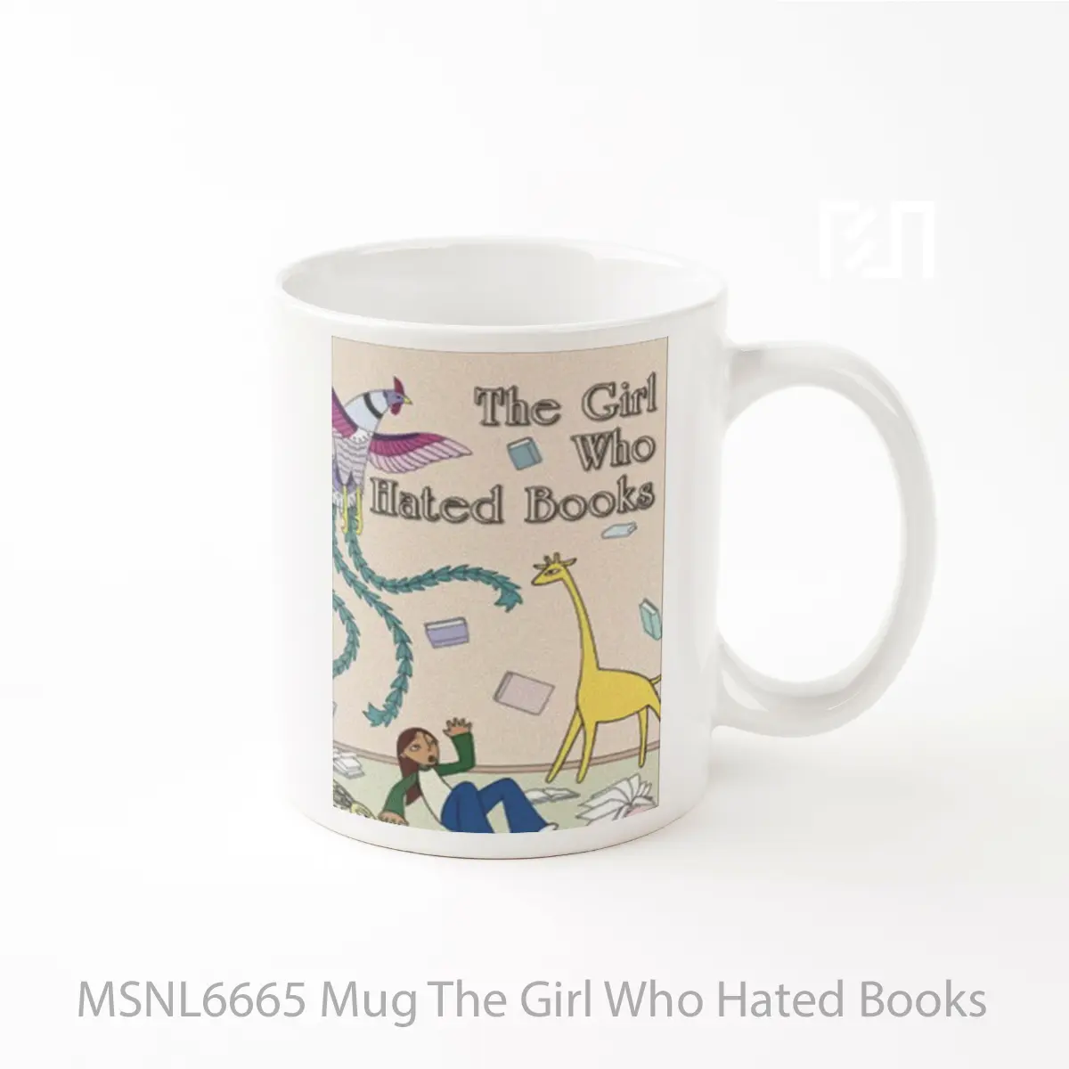 Mug The Girl Who Hated Books Gelas Keramik Tema Film MSNL6665