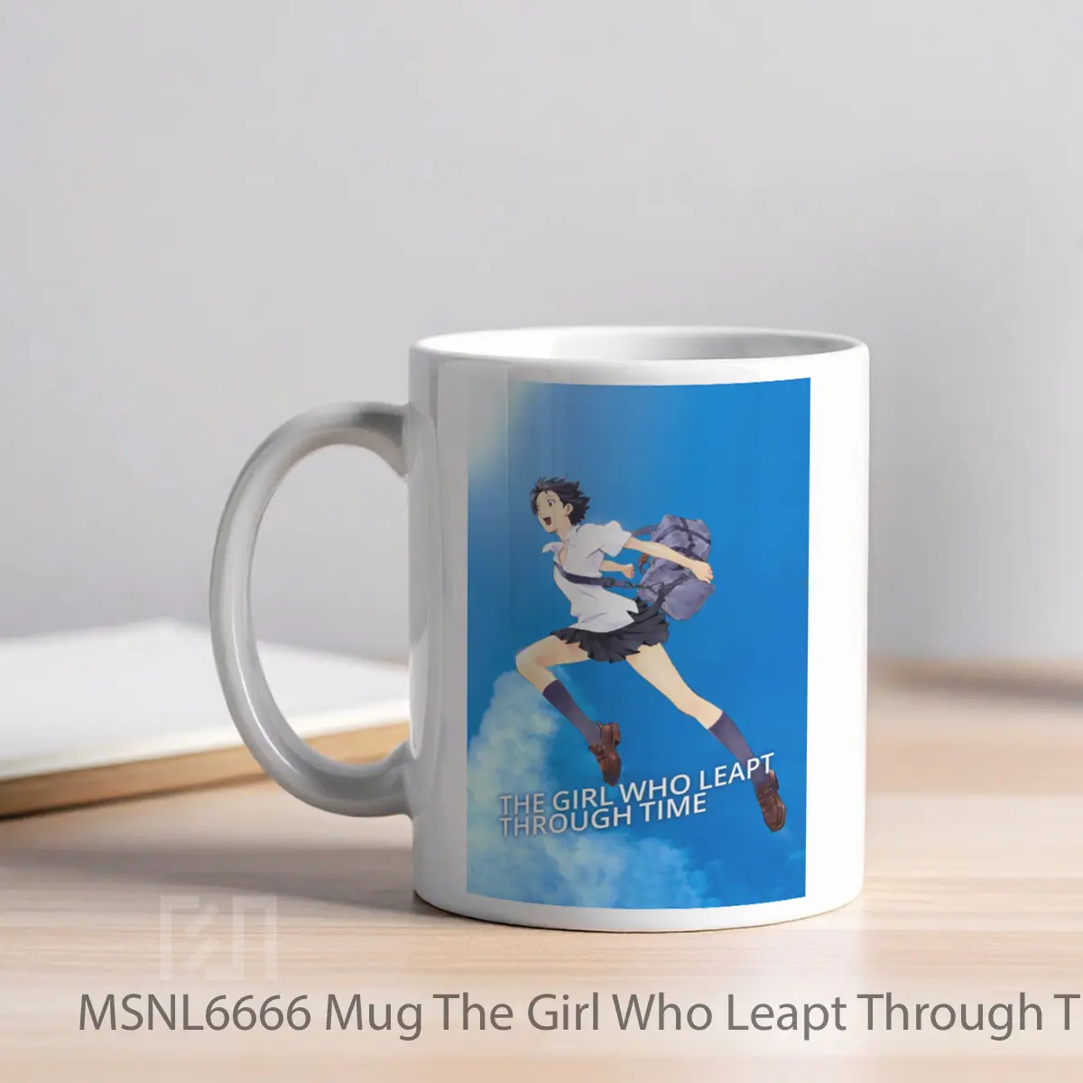 Mug The Girl Who Leapt Through Time Gelas Keramik Tema Film MSNL6666 - Tampak Kiri