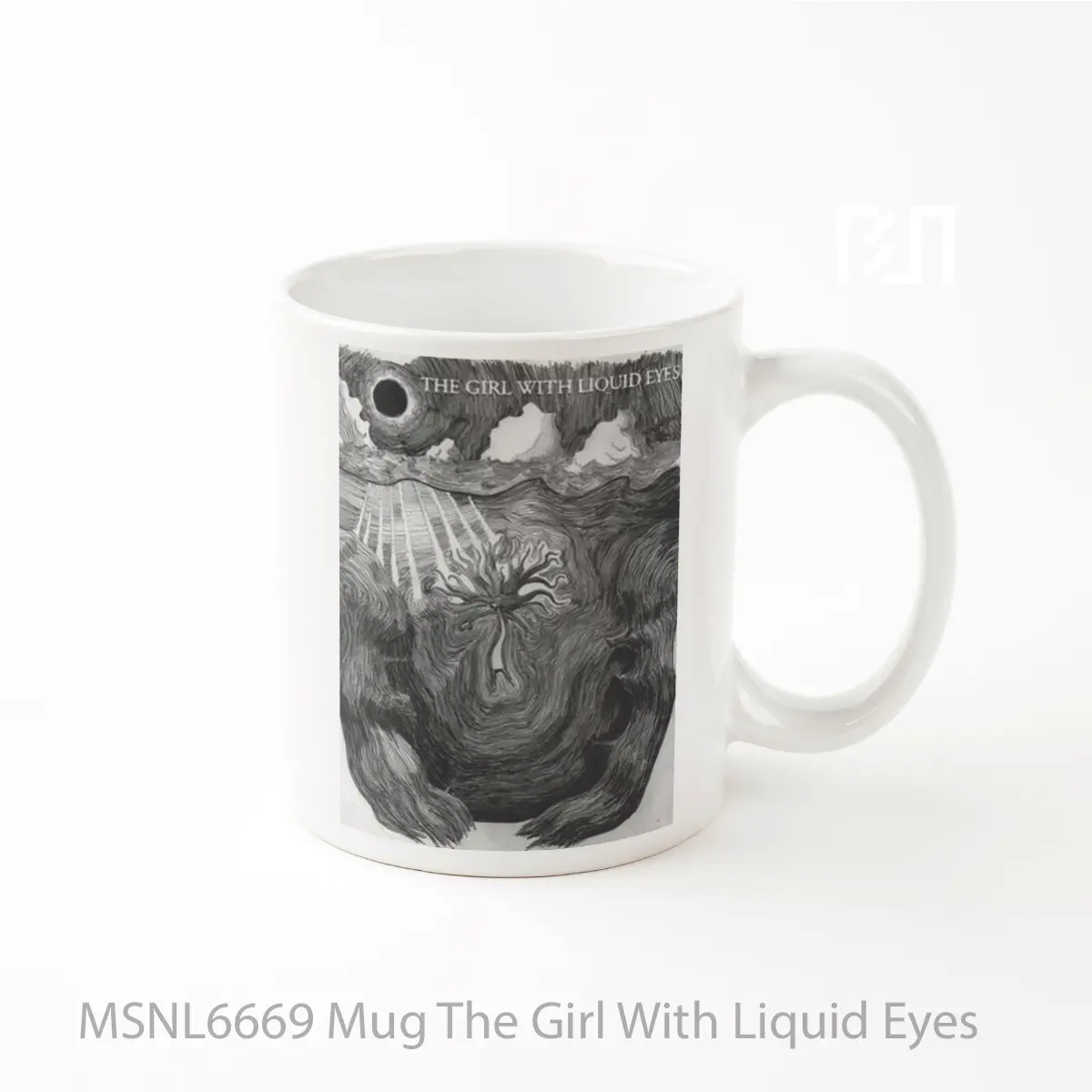 Mug The Girl With Liquid Eyes Gelas Keramik Tema Film MSNL6669