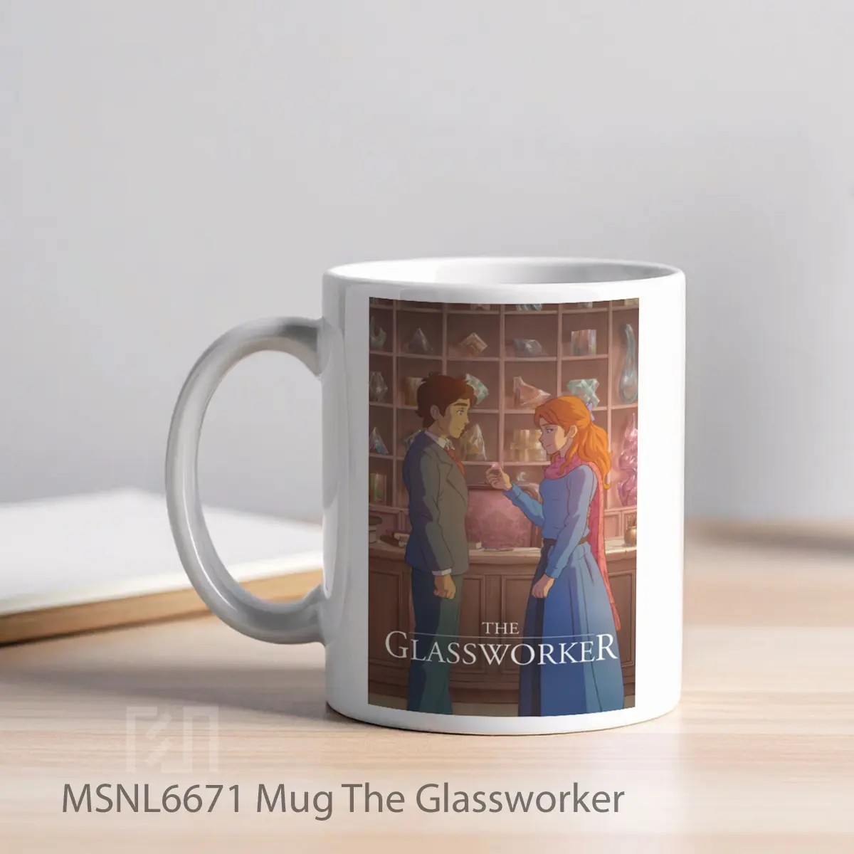 Mug The Glassworker Gelas Keramik Tema Film MSNL6671 - Tampak Kiri