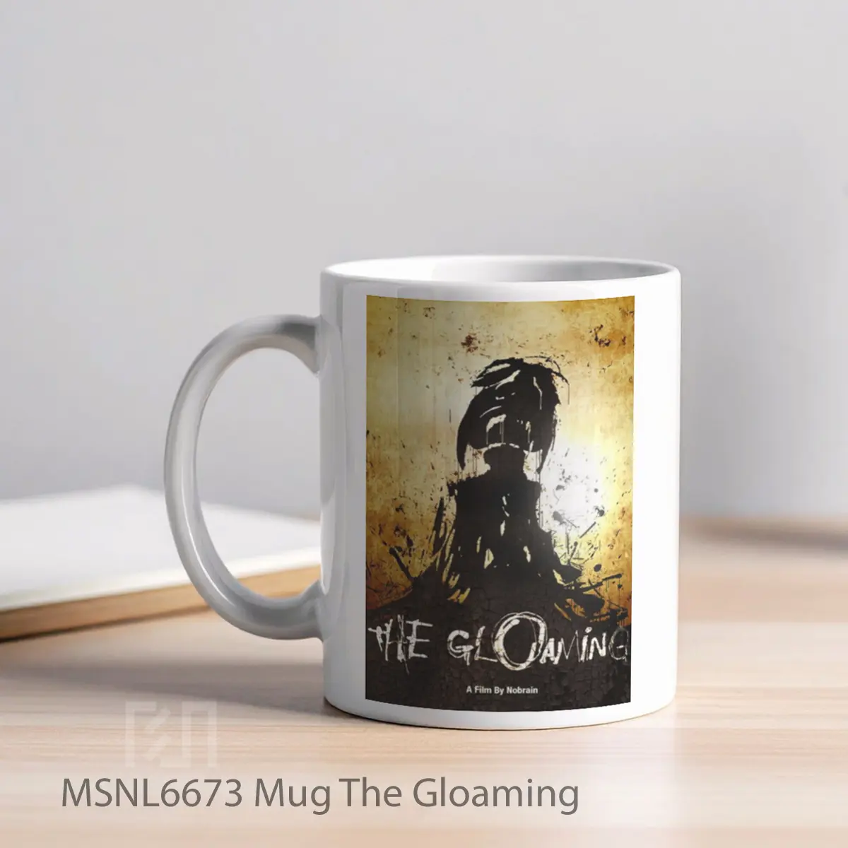 Mug The Gloaming Gelas Keramik Tema Film MSNL6673 - Tampak Kiri