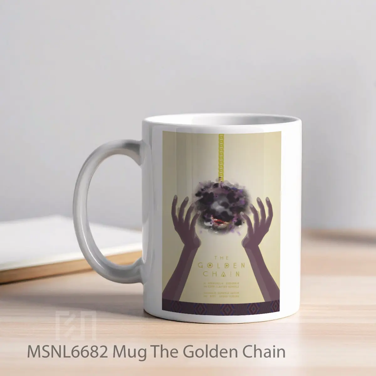 Mug The Golden Chain Gelas Keramik Tema Film MSNL6682 - Tampak Kiri