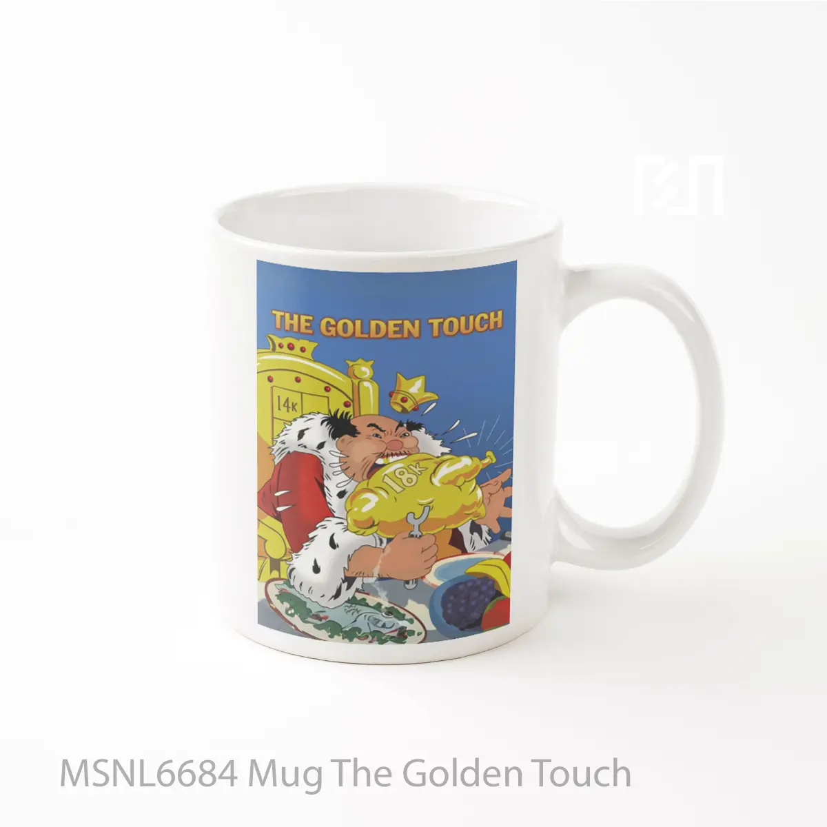 Mug The Golden Touch Gelas Keramik Tema Film MSNL6684