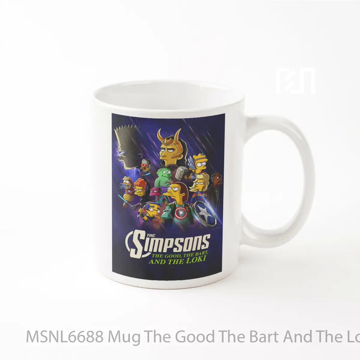 Mug The Good The Bart And The Loki Gelas Keramik Tema Film MSNL6688