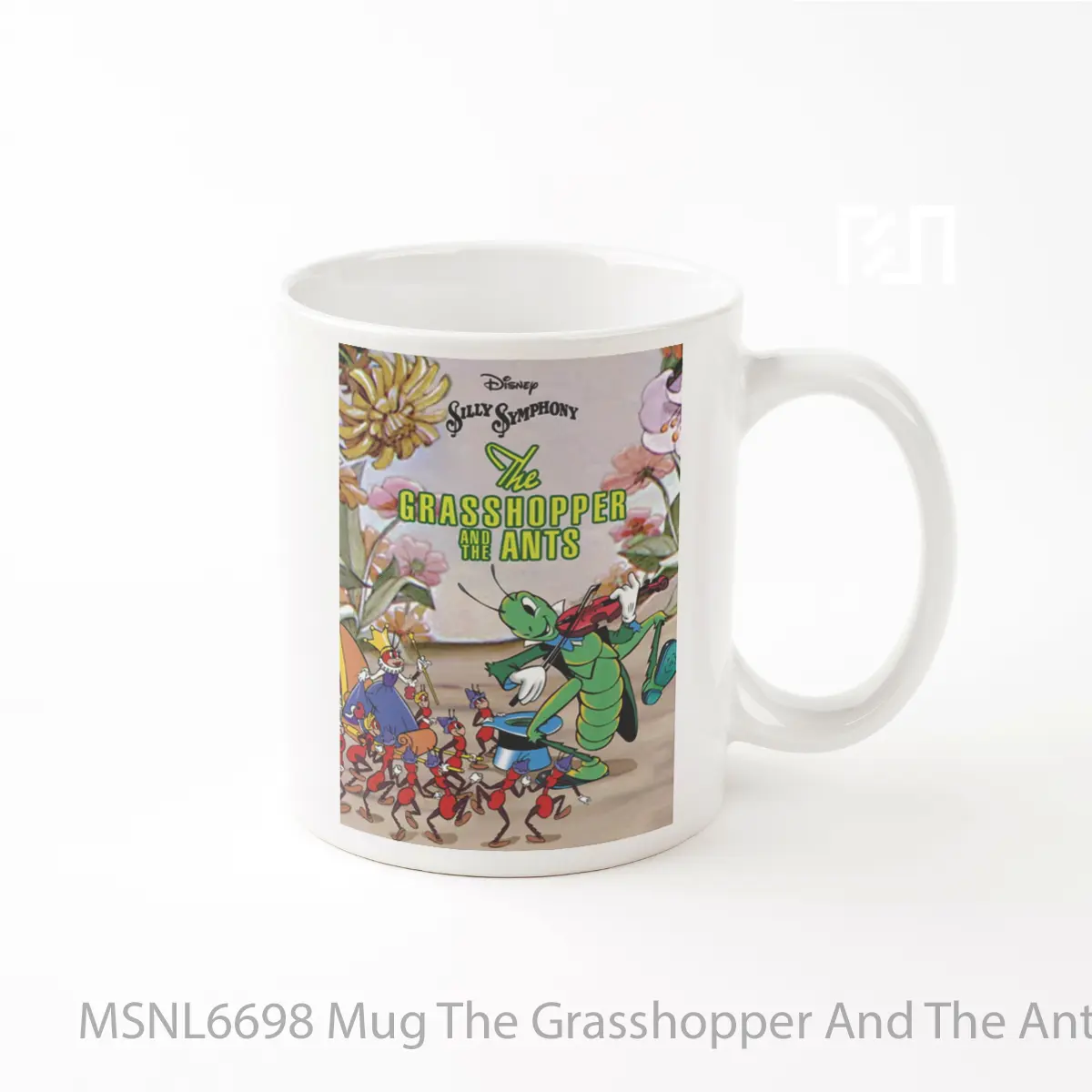 Mug The Grasshopper And The Ants Gelas Keramik Tema Film MSNL6698
