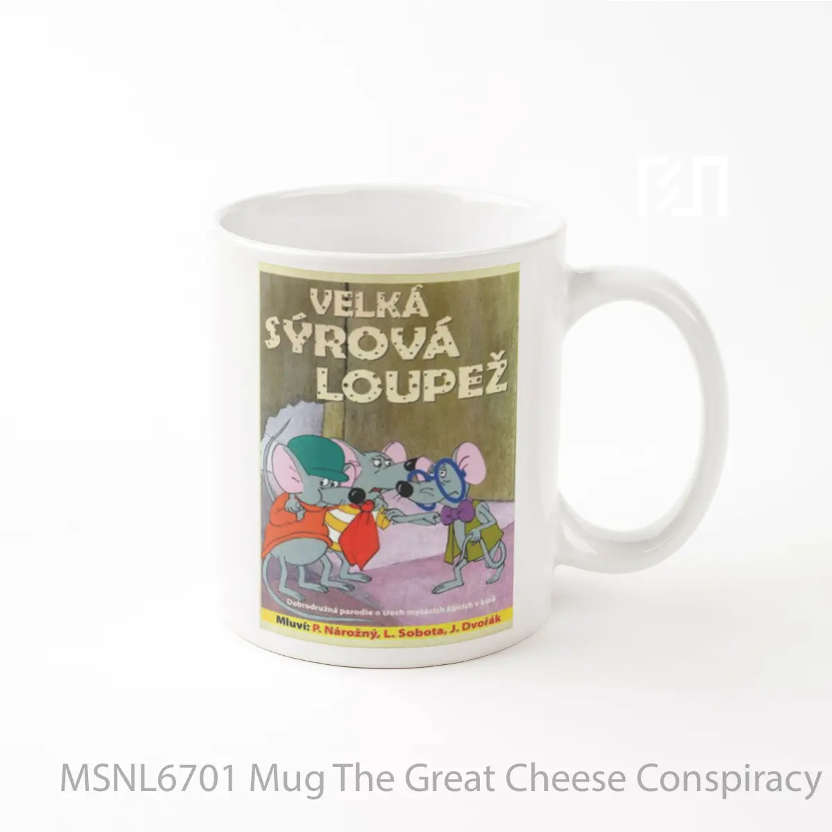 Mug The Great Cheese Conspiracy Gelas Keramik Tema Film MSNL6701