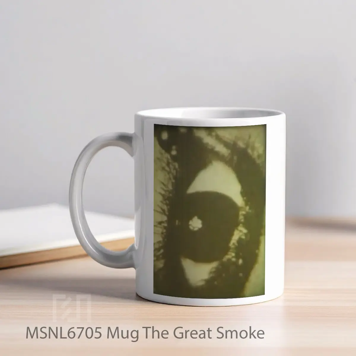 Mug The Great Smoke Gelas Keramik Tema Film MSNL6705 - Tampak Kiri