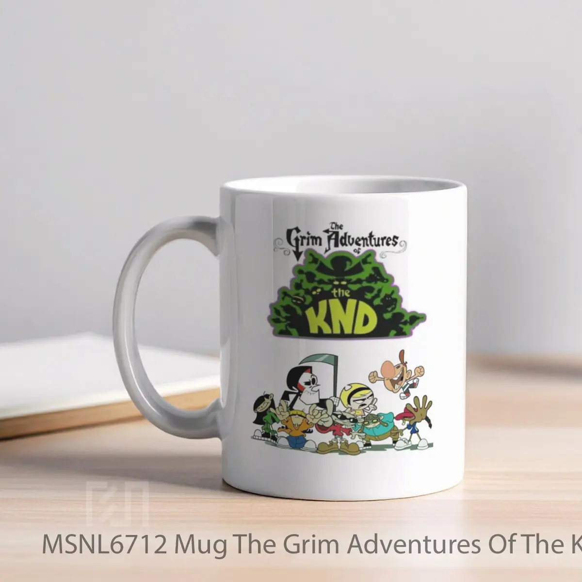 Mug The Grim Adventures Of The Kids Next Door Gelas Keramik Tema Film MSNL6712 - Tampak Kiri