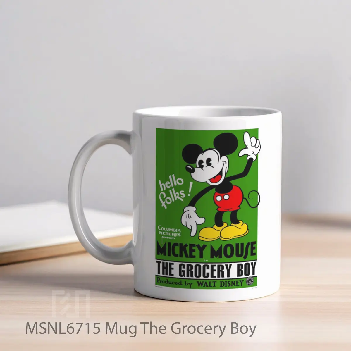 Mug The Grocery Boy Gelas Keramik Tema Film MSNL6715 - Tampak Kiri