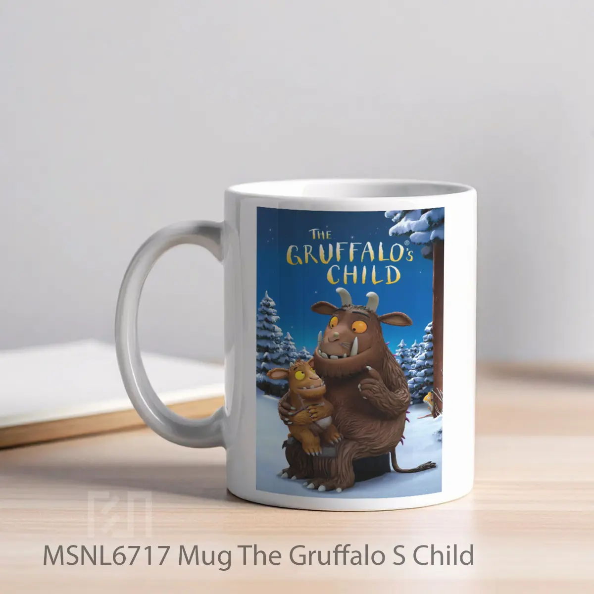 Mug The Gruffalo S Child Gelas Keramik Tema Film MSNL6717 - Tampak Kiri