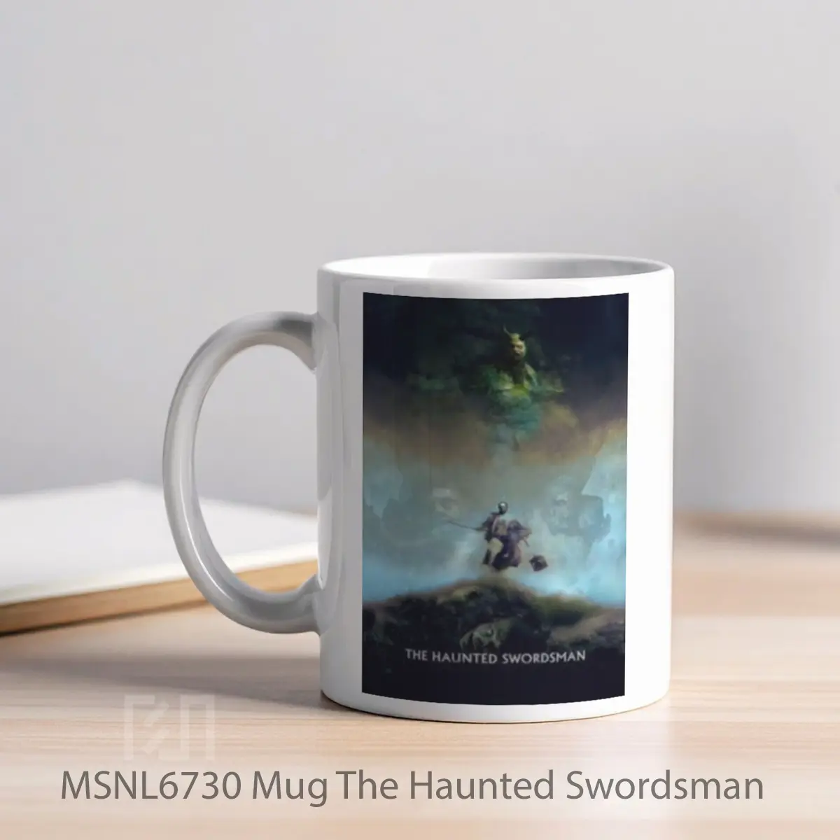 Mug The Haunted Swordsman Gelas Keramik Tema Film MSNL6730 - Tampak Kiri