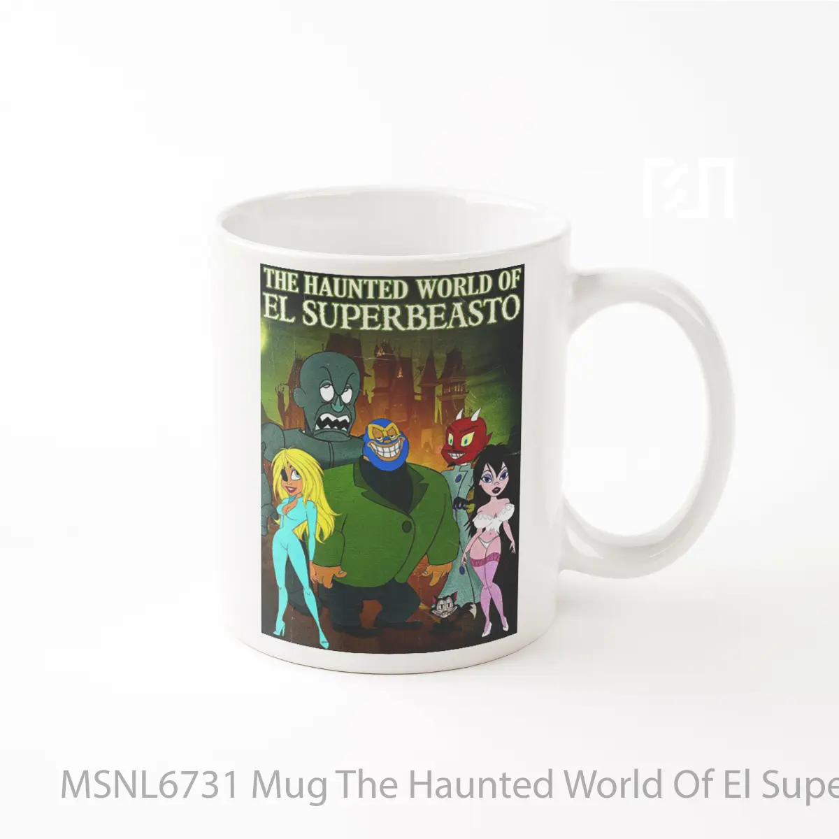 Mug The Haunted World Of El Superbeasto Gelas Keramik Tema Film MSNL6731