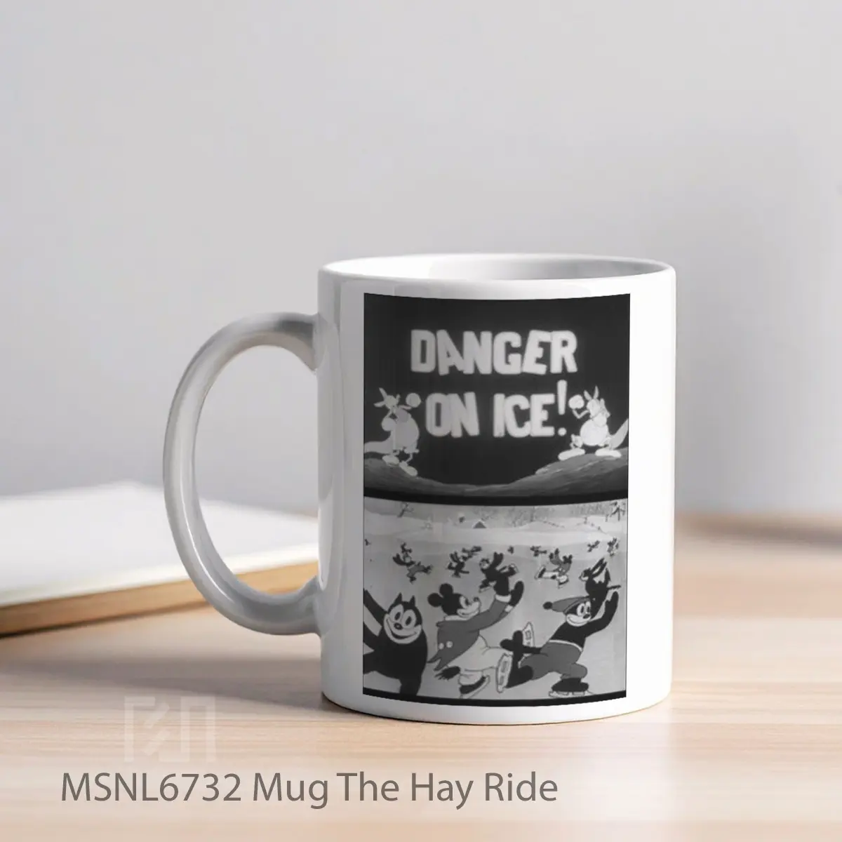Mug The Hay Ride Gelas Keramik Tema Film MSNL6732 - Tampak Kiri