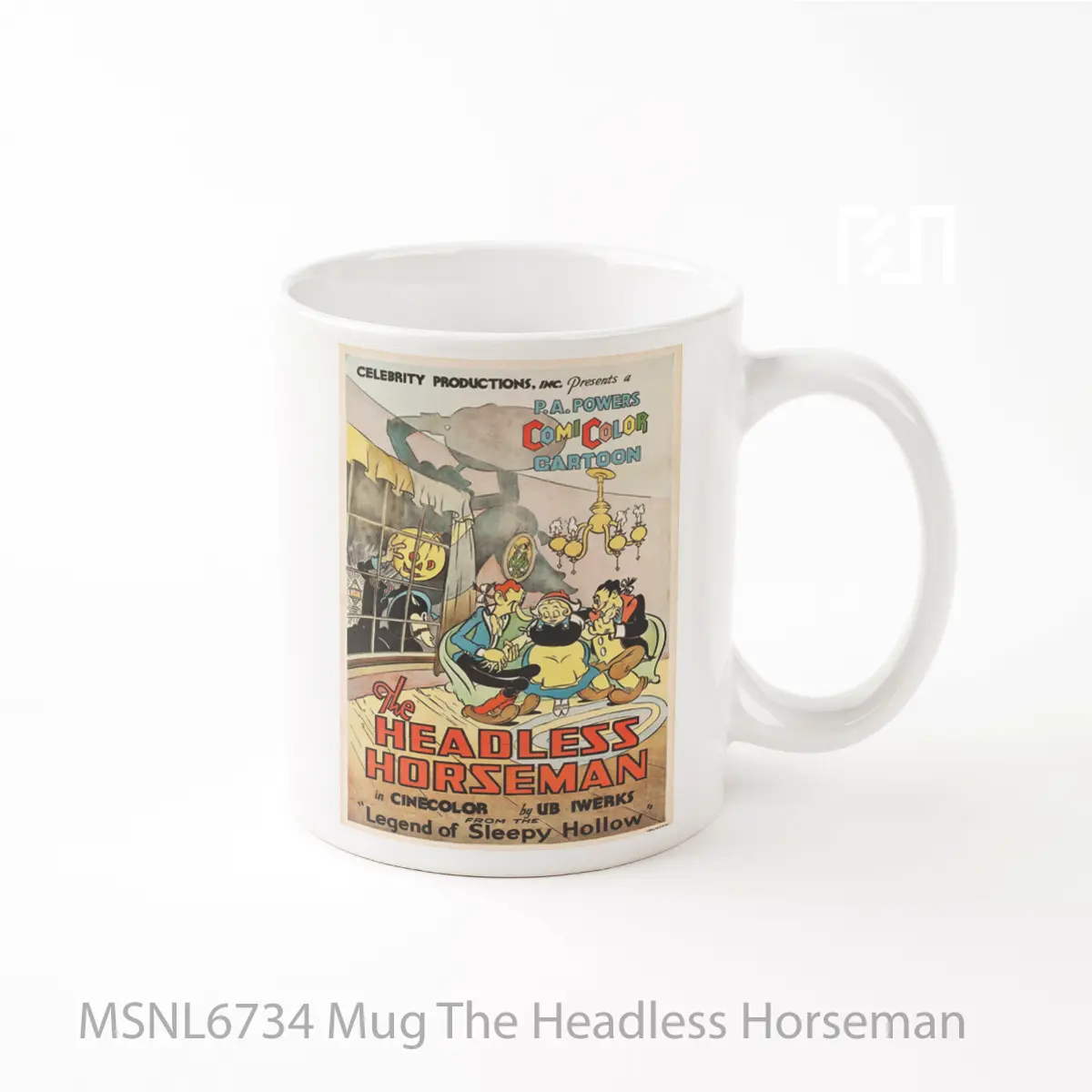 Mug The Headless Horseman Gelas Keramik Tema Film MSNL6734