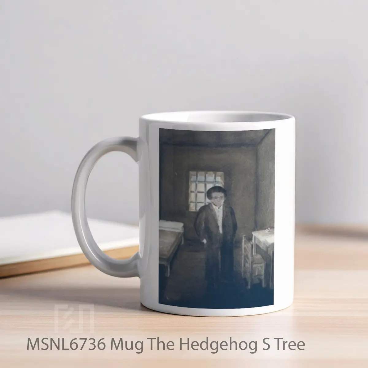 Mug The Hedgehog S Tree Gelas Keramik Tema Film MSNL6736 - Tampak Kiri