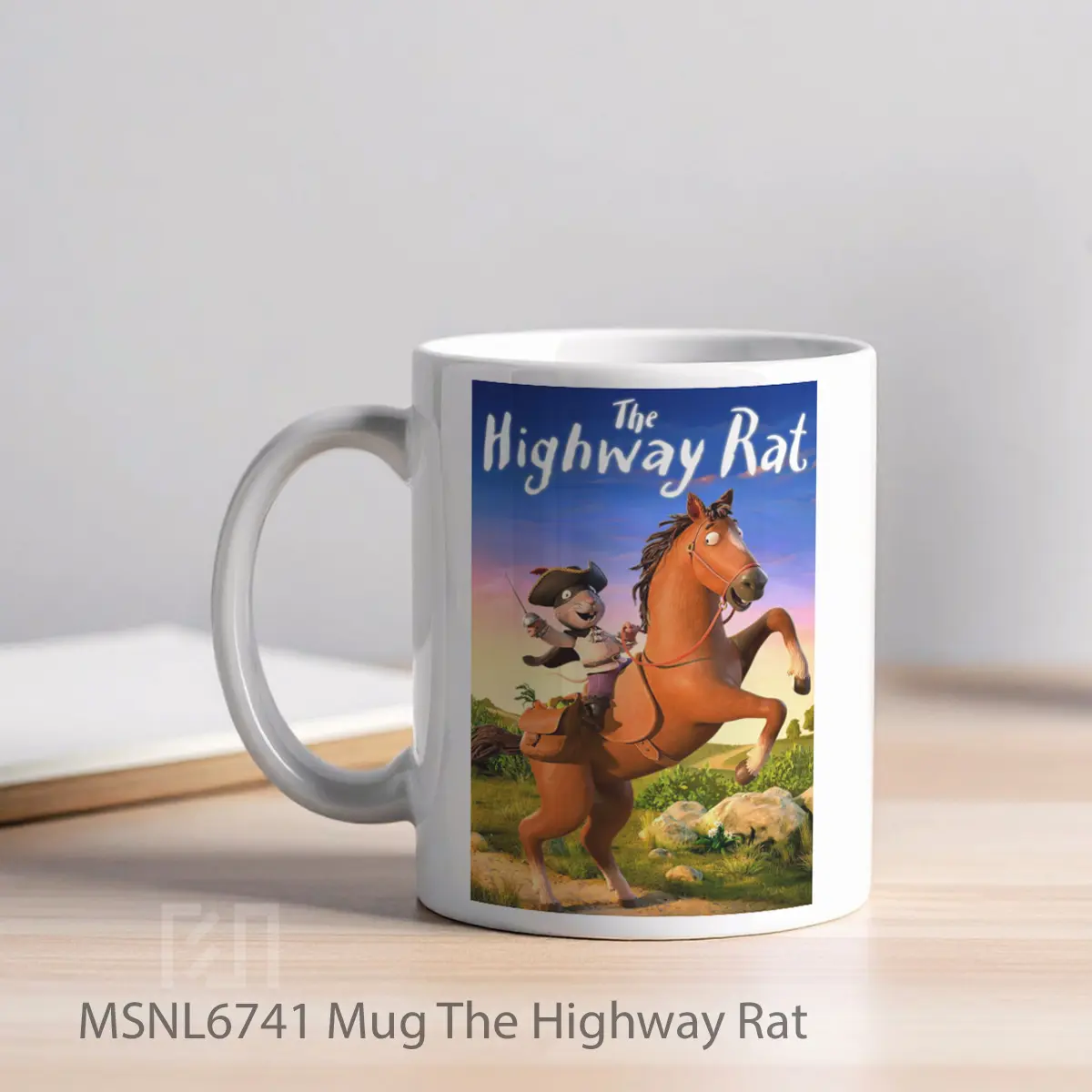 Mug The Highway Rat Gelas Keramik Tema Film MSNL6741 - Tampak Kiri