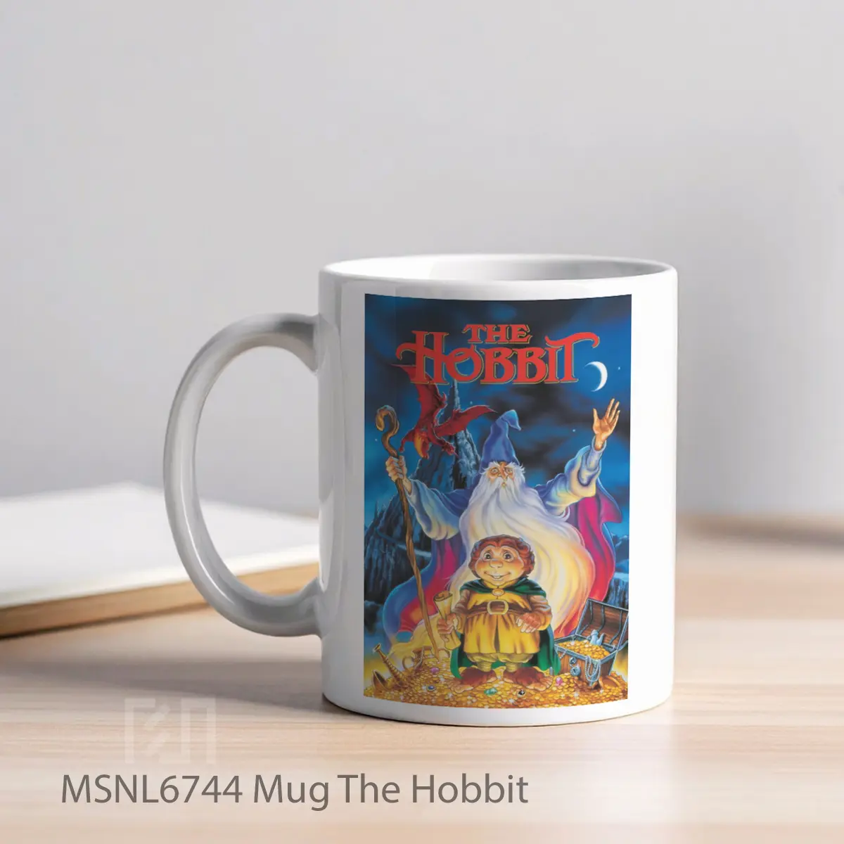 Mug The Hobbit Gelas Keramik Tema Film MSNL6744 - Tampak Kiri