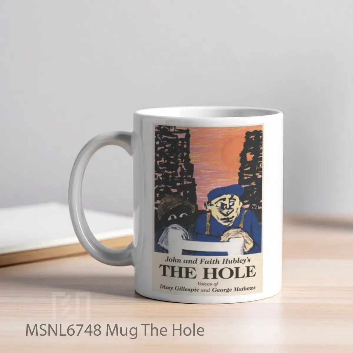 Mug The Hole Gelas Keramik Tema Film MSNL6748 - Tampak Kiri