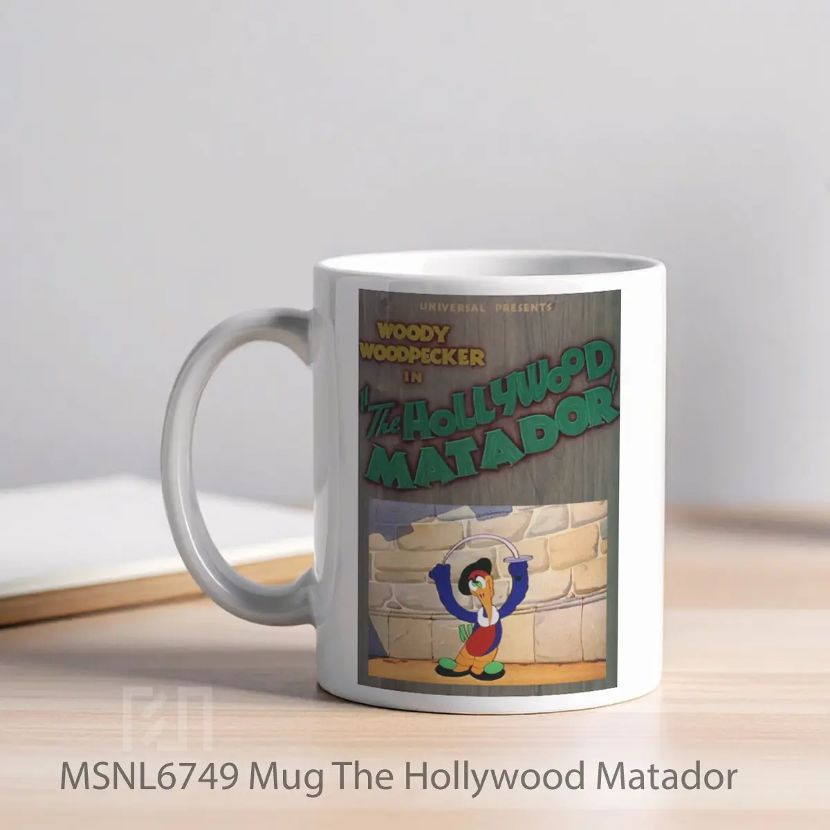 Mug The Hollywood Matador Gelas Keramik Tema Film MSNL6749 - Tampak Kiri