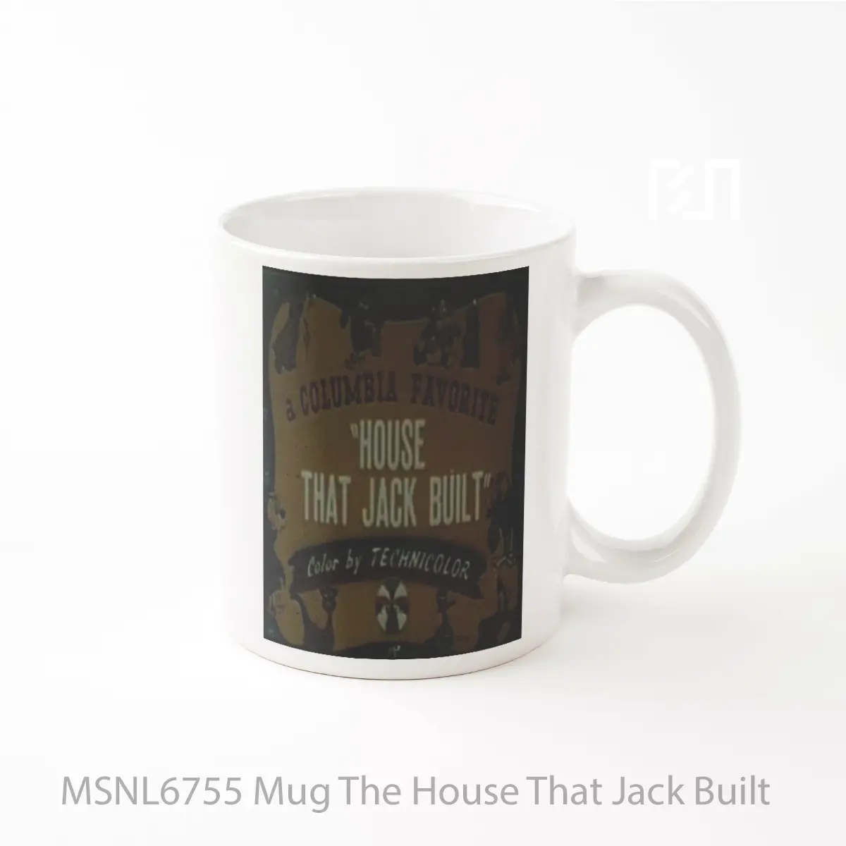 Mug The House That Jack Built Gelas Keramik Tema Film MSNL6755