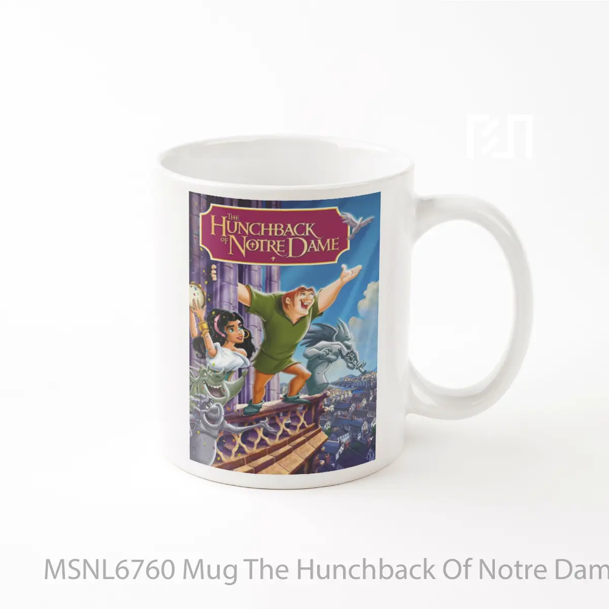 Mug The Hunchback Of Notre Dame V1 Gelas Keramik Tema Film MSNL6760