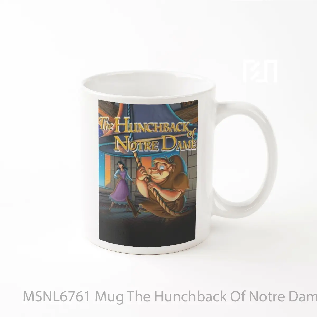 Mug The Hunchback Of Notre Dame V2 Gelas Keramik Tema Film MSNL6761