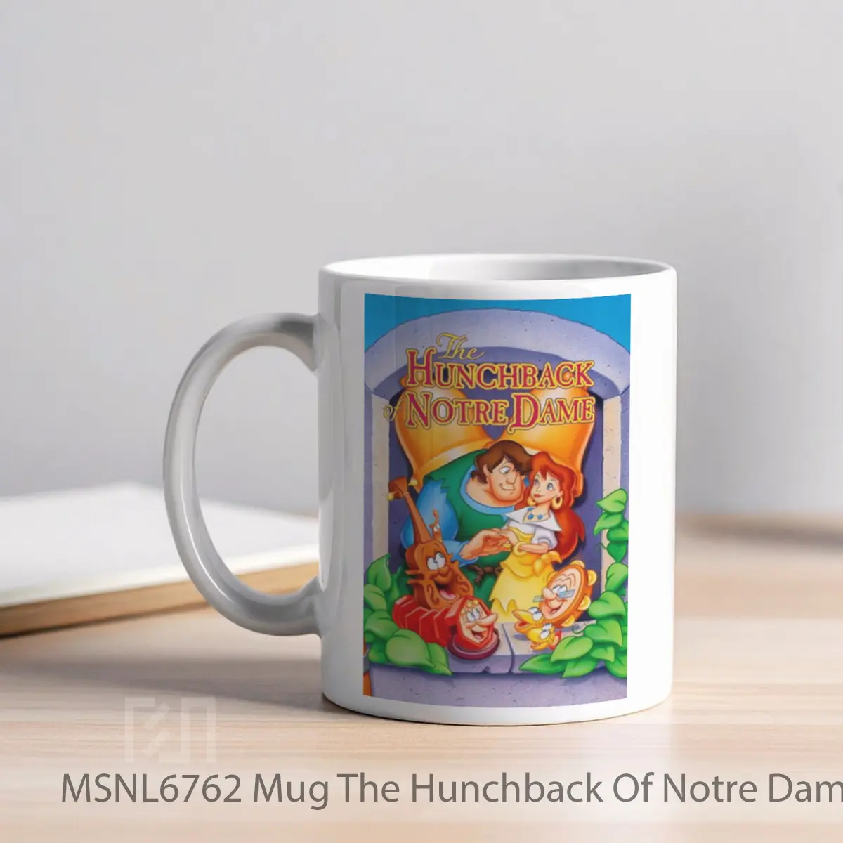 Mug The Hunchback Of Notre Dame V3 Gelas Keramik Tema Film MSNL6762 - Tampak Kiri