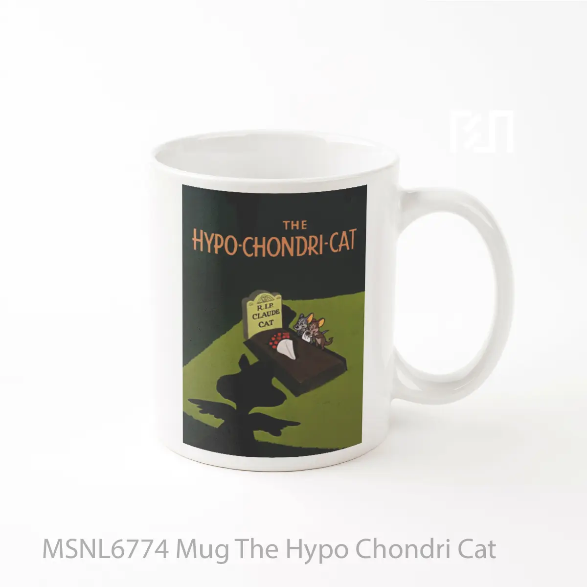 Mug The Hypo Chondri Cat Gelas Keramik Tema Film MSNL6774