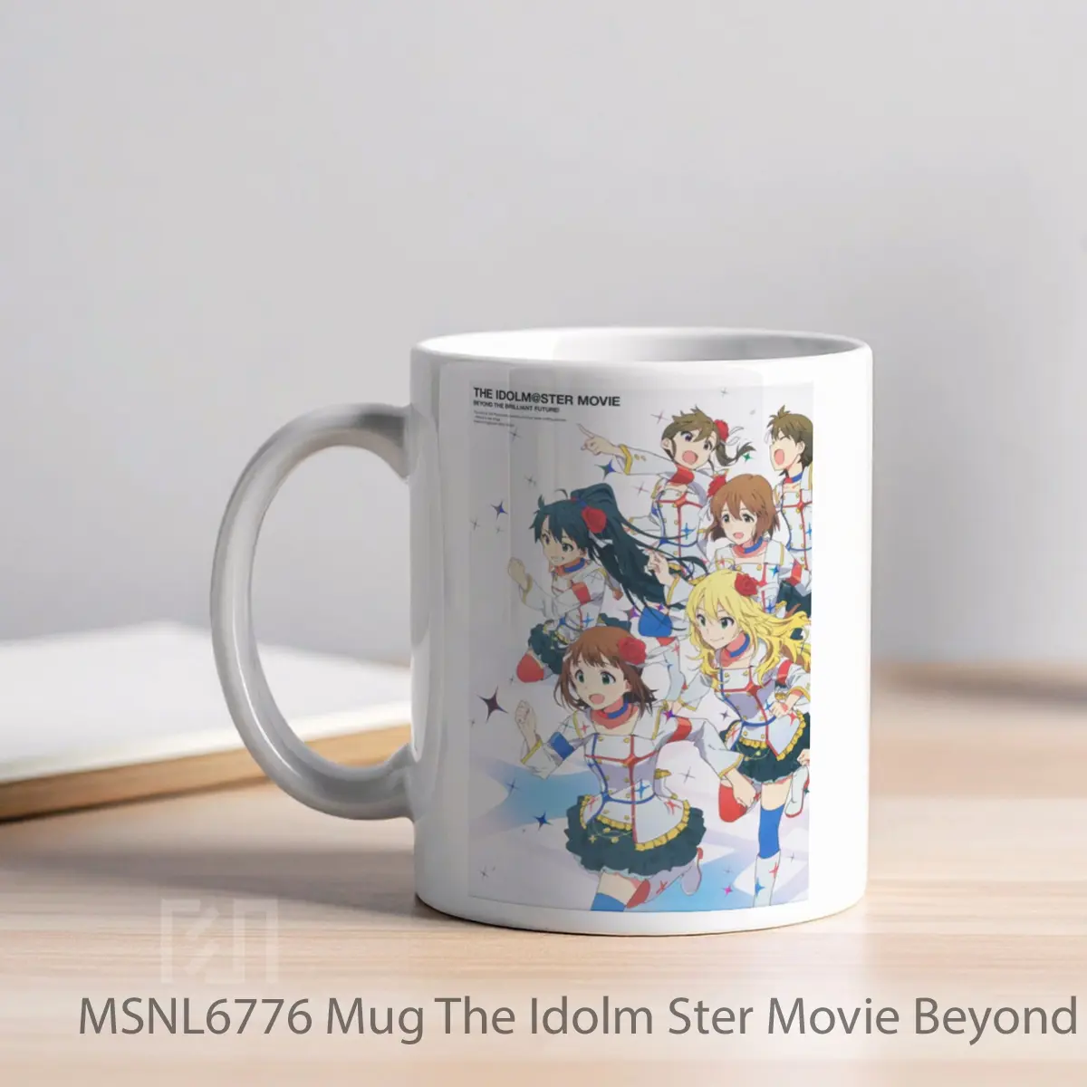 Mug The Idolm Ster Movie Beyond The Brilliant Future Gelas Keramik Tema Film MSNL6776 - Tampak Kiri