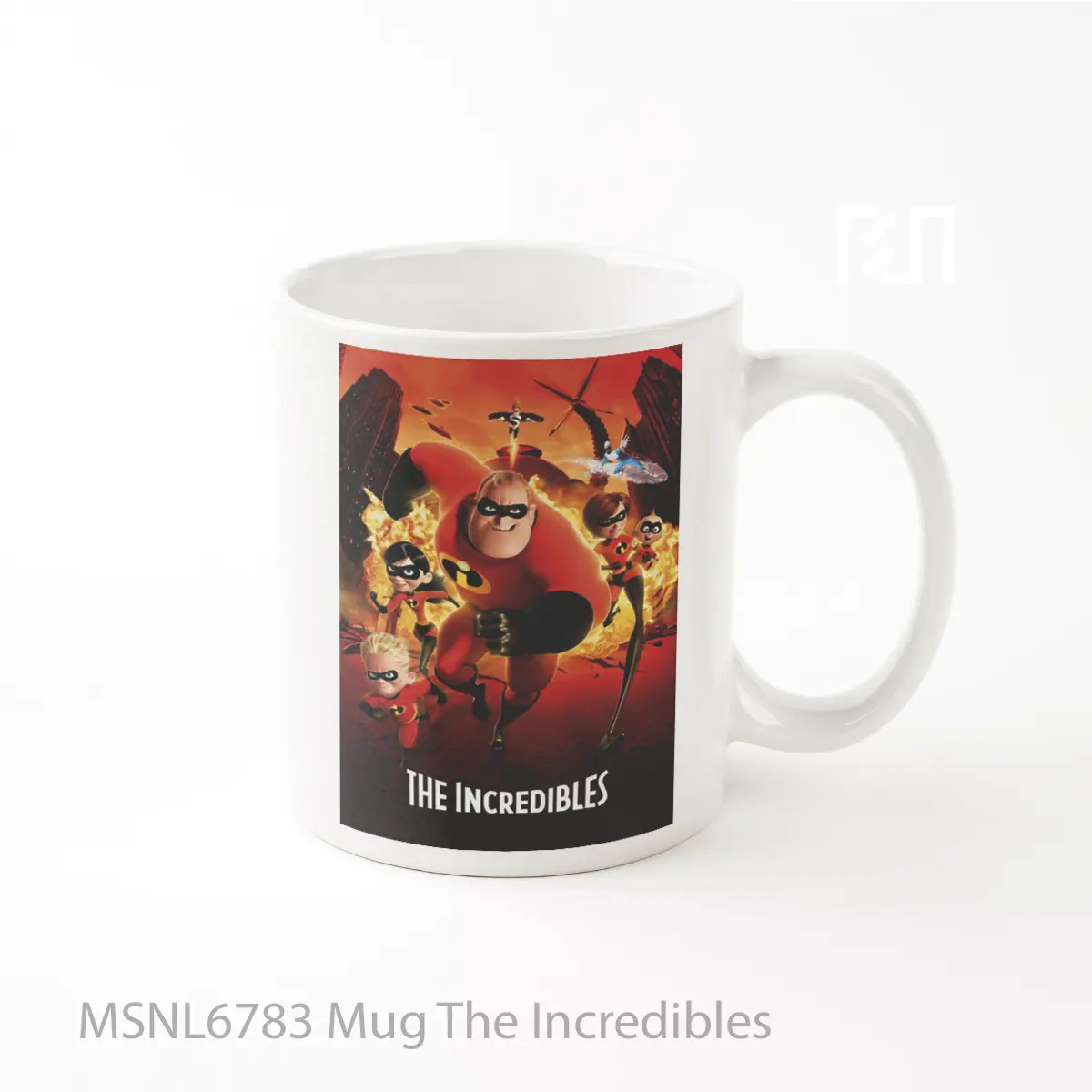 Mug The Incredibles Gelas Keramik Tema Film MSNL6783