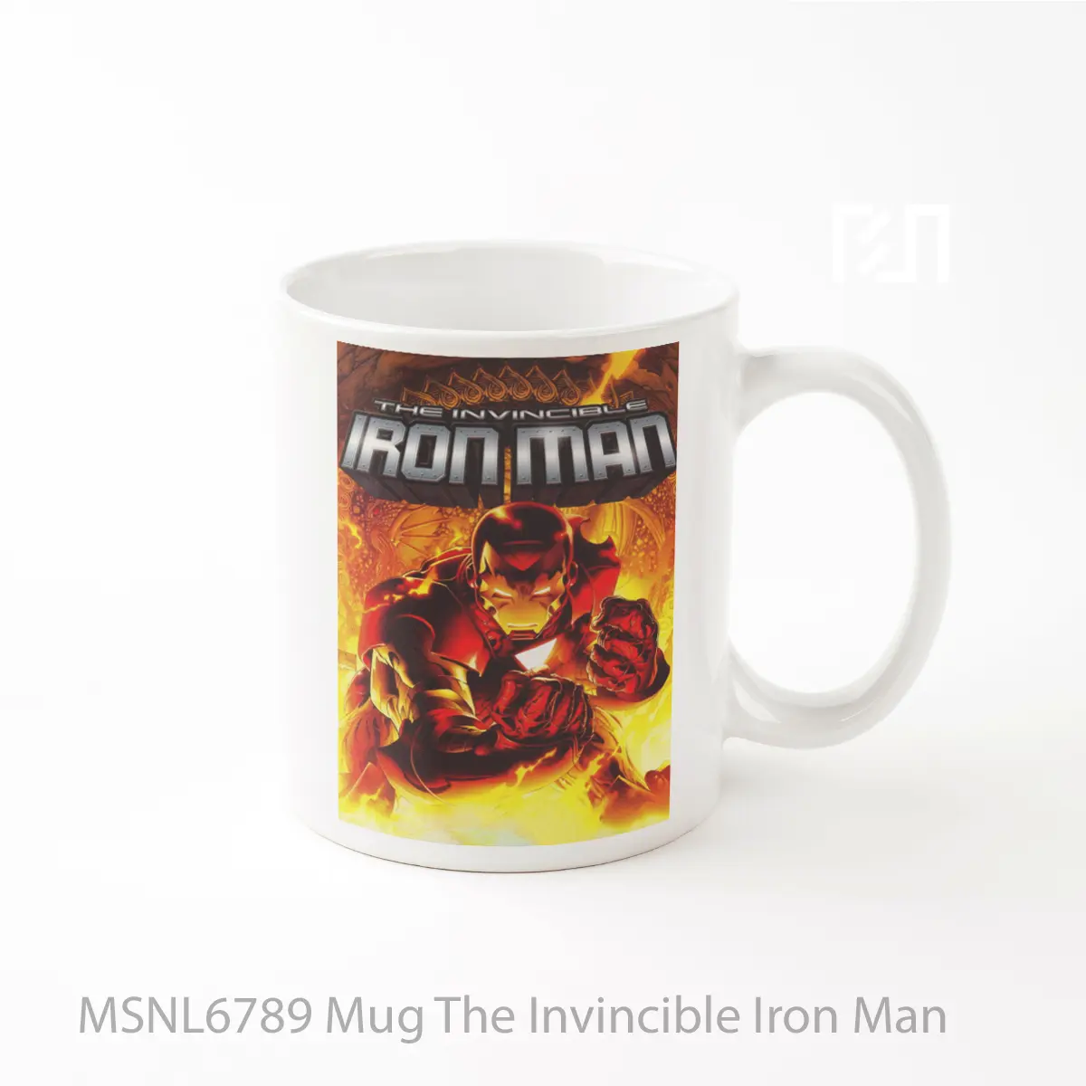 Mug The Invincible Iron Man Gelas Keramik Tema Film MSNL6789