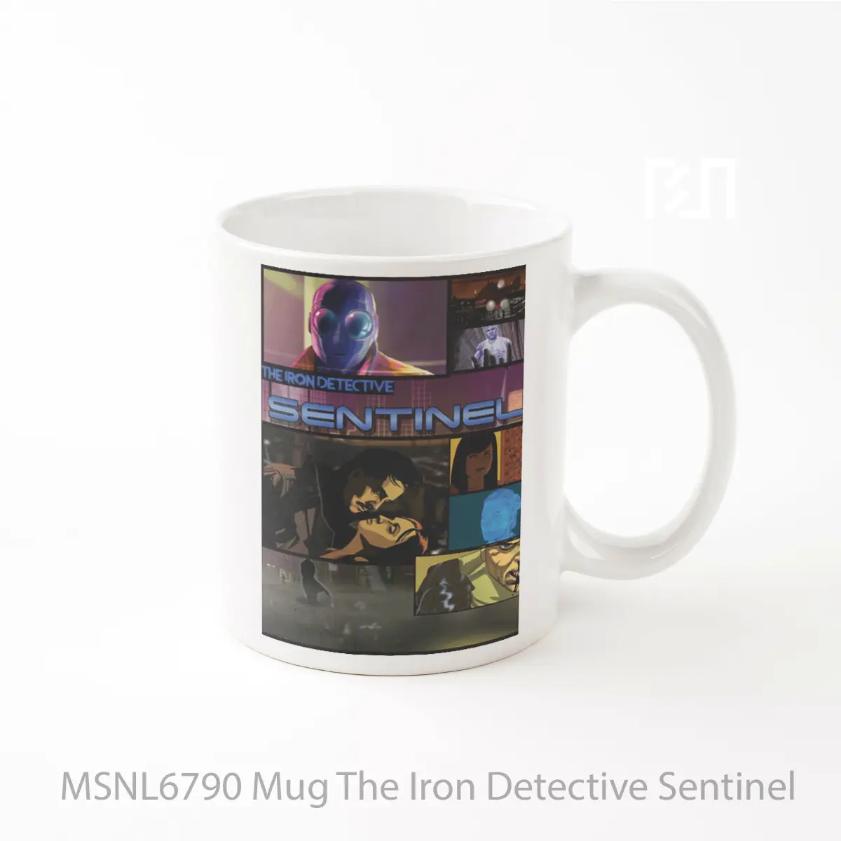 Mug The Iron Detective Sentinel Gelas Keramik Tema Film MSNL6790