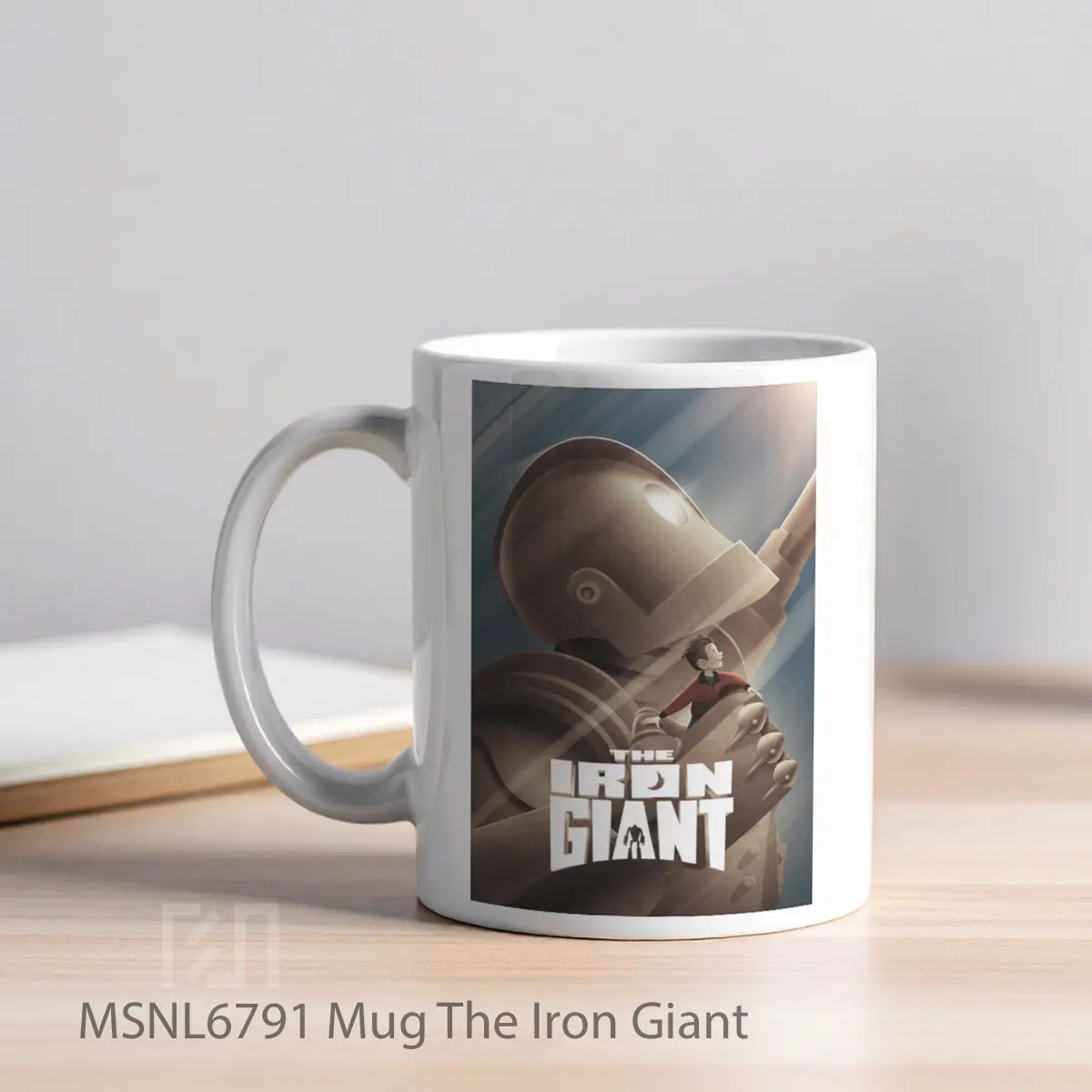 Mug The Iron Giant Gelas Keramik Tema Film MSNL6791 - Tampak Kiri