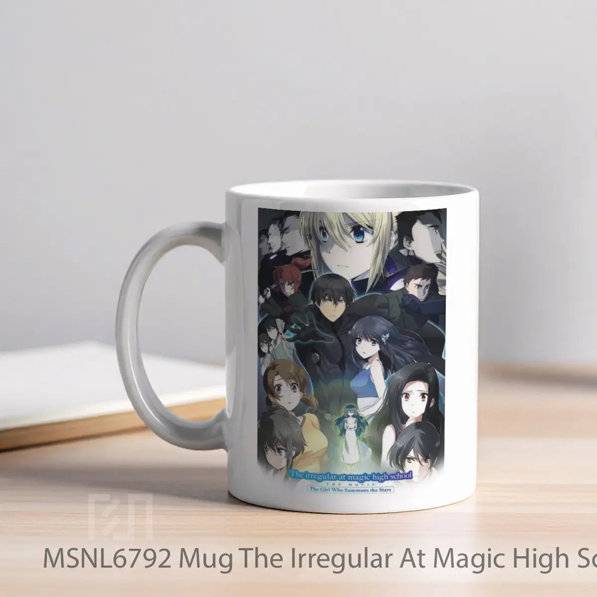 Mug The Irregular At Magic High School The Girl Who Summons The Stars Gelas Keramik Tema Film MSNL6792 - Tampak Kiri