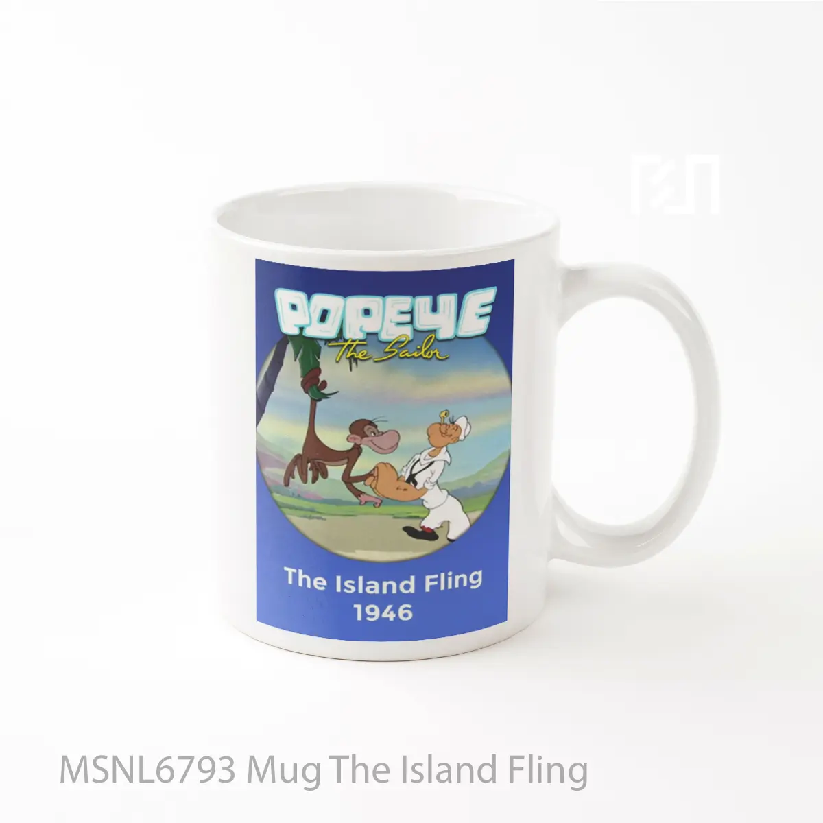 Mug The Island Fling Gelas Keramik Tema Film MSNL6793